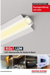 RiSyLUM LED-Dekorprofile Flyer